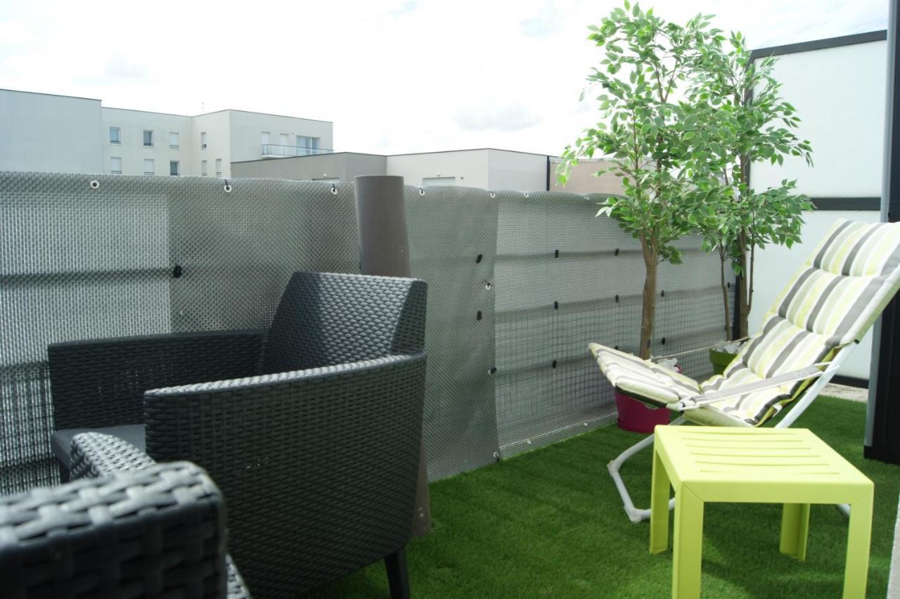 Ferienwohnung Victoria-T2-41M2-Balcon, Wifi, Linge, Produits, Menage Inclus Reims Exterior foto