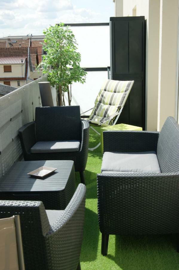 Ferienwohnung Victoria-T2-41M2-Balcon, Wifi, Linge, Produits, Menage Inclus Reims Exterior foto